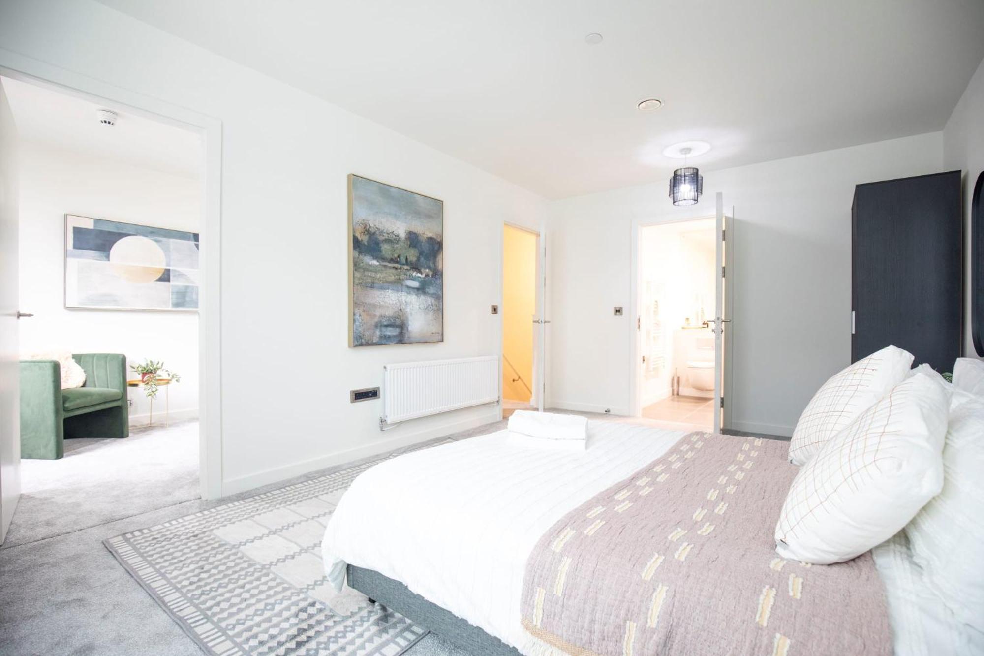 Villa Luxury Free Parking Townhouse Manchester Exterior foto
